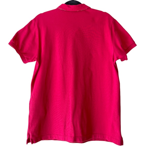 Etro Magenta Hot Pink Pink Polo Shirt Size XL 100% Cotton Barbiecore - Picture 4 of 17